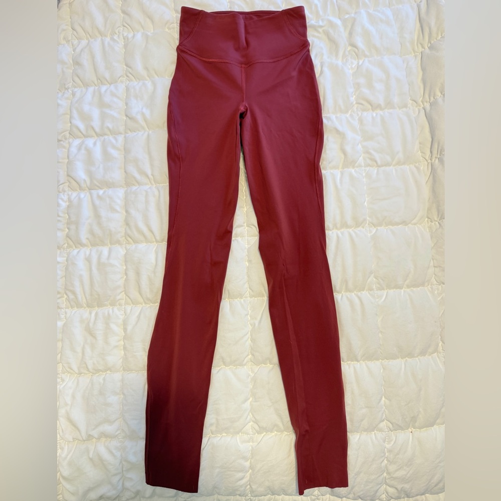 NWOT Maroon Lululemon Leggings